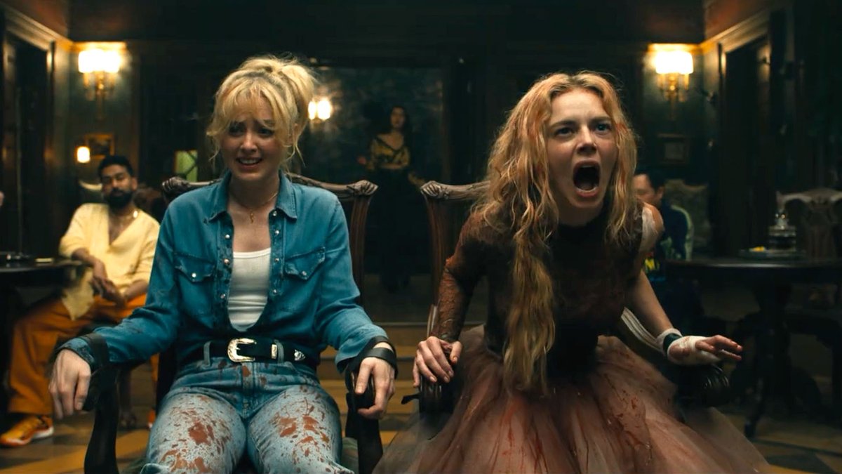 Watch the first trailer for #ReadyOrNot2: Here I Come, starring Samara Weaving, Kathryn Newton, Sarah Michelle Gellar, and Elijah Wood. In theaters this Spring.