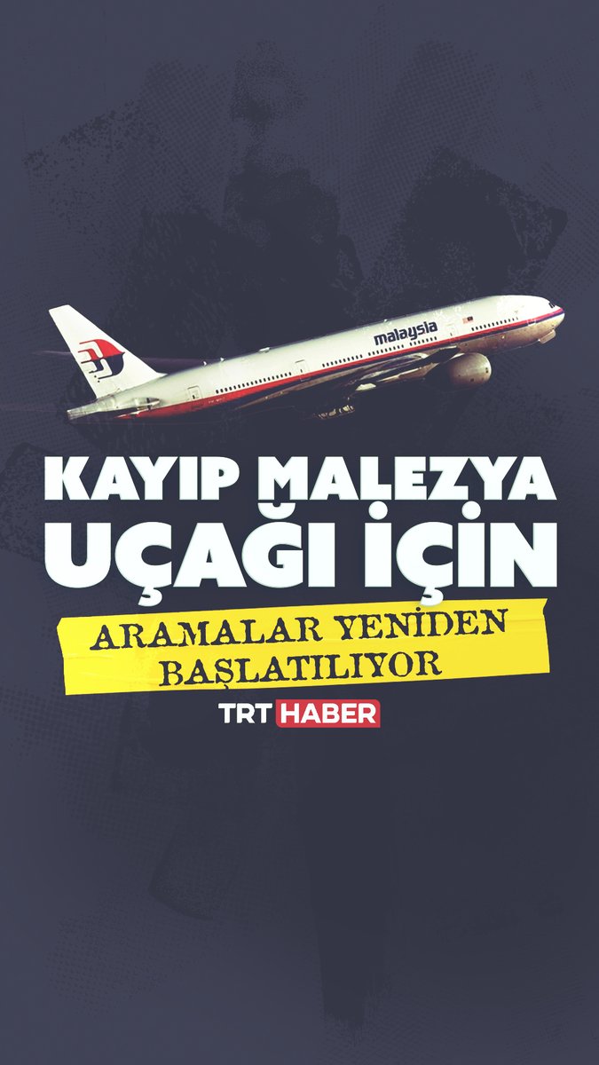 ✈️ Dünyanın en büyük havacılık gizemlerinden biri olan kayıp Malezya uçağı için yeniden harekete geçiliyor. 2014'te içinde 239 kişiyle beraber kaybolan uçak için 50 günlük tarama başlayacak.