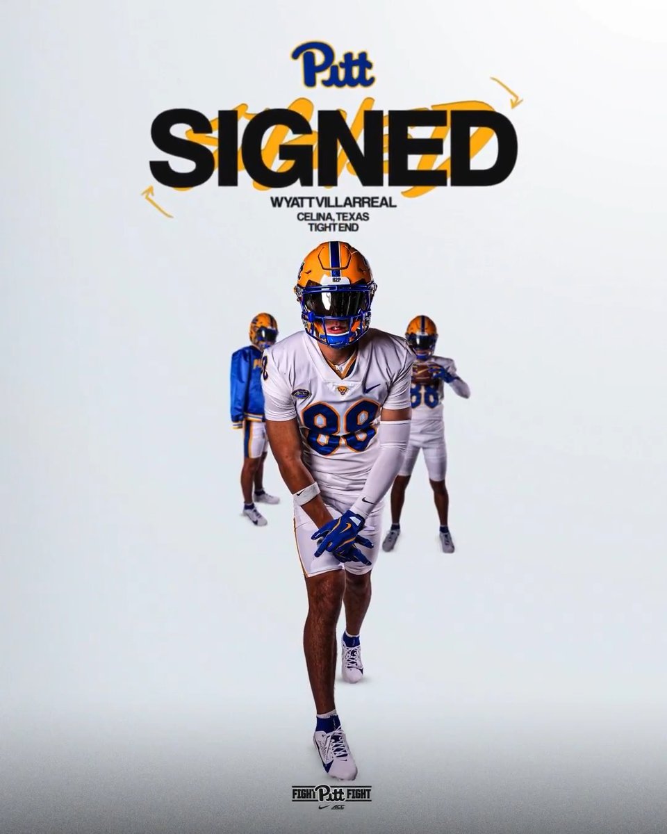 TExas TE ๐ WYATT VILLARREAL IS A PITT PANTHER โ๏ธ Wyatt Villarreal 3โญ๏ธ