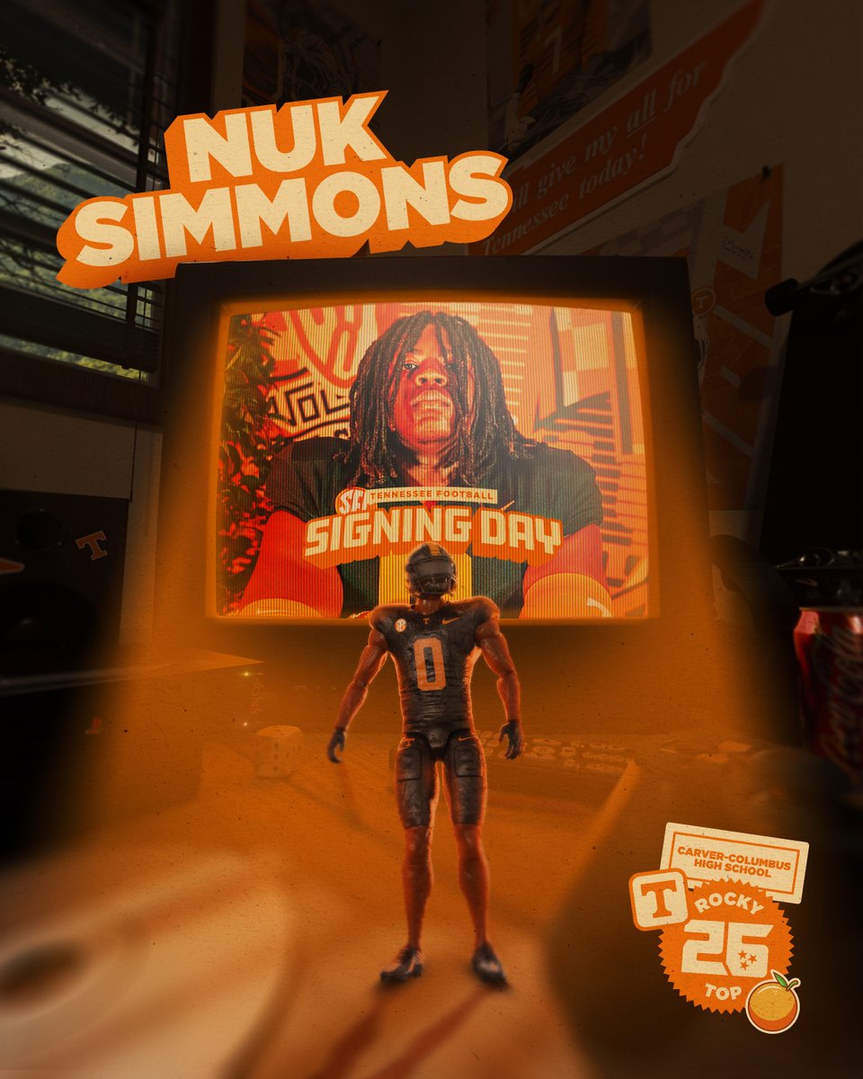 Home sweet home! GA ➡️ TN NicQuayvion “Nuk” Simmons | #RockyTop26 🍊
