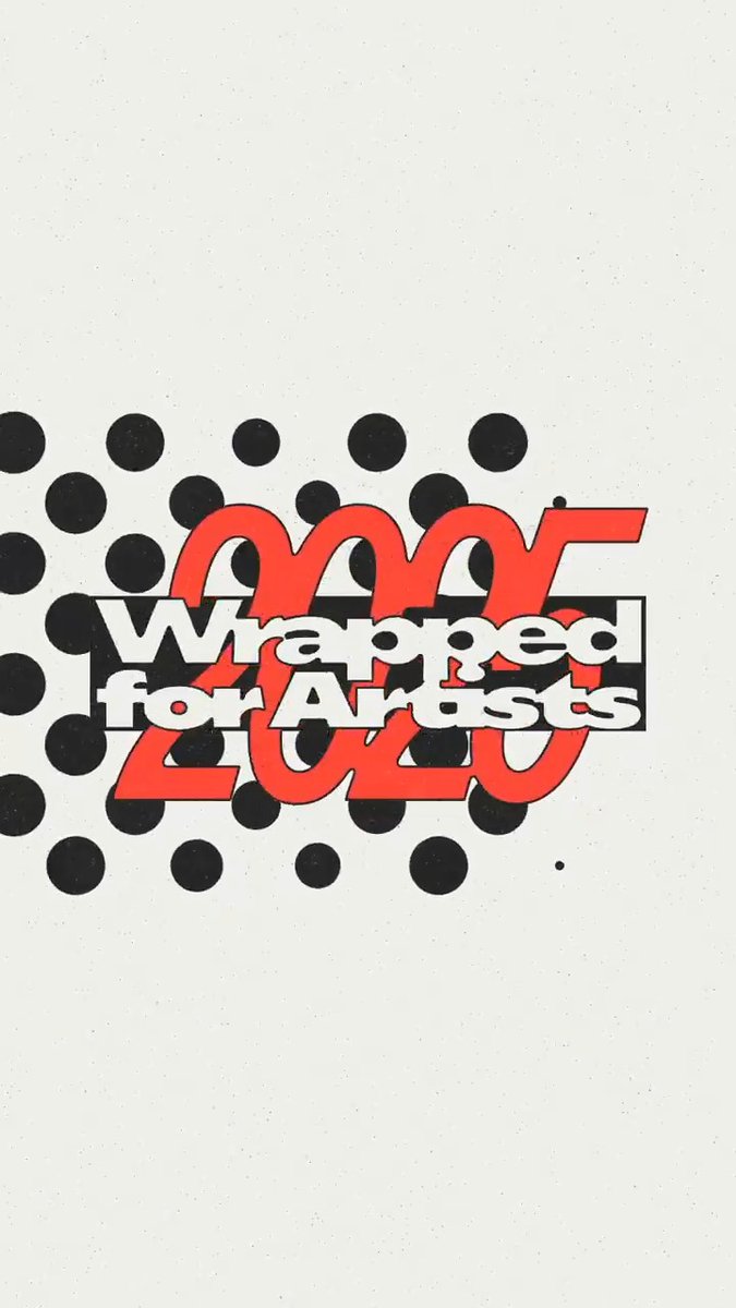 We said you’d know when it’s time 🎁 Unwrap your 2025 Wrapped for Artists to see what the biggest fan event of the year has in store for you! Log into Spotify for Artists and head to the home tab to access yours now 🌐 🔗