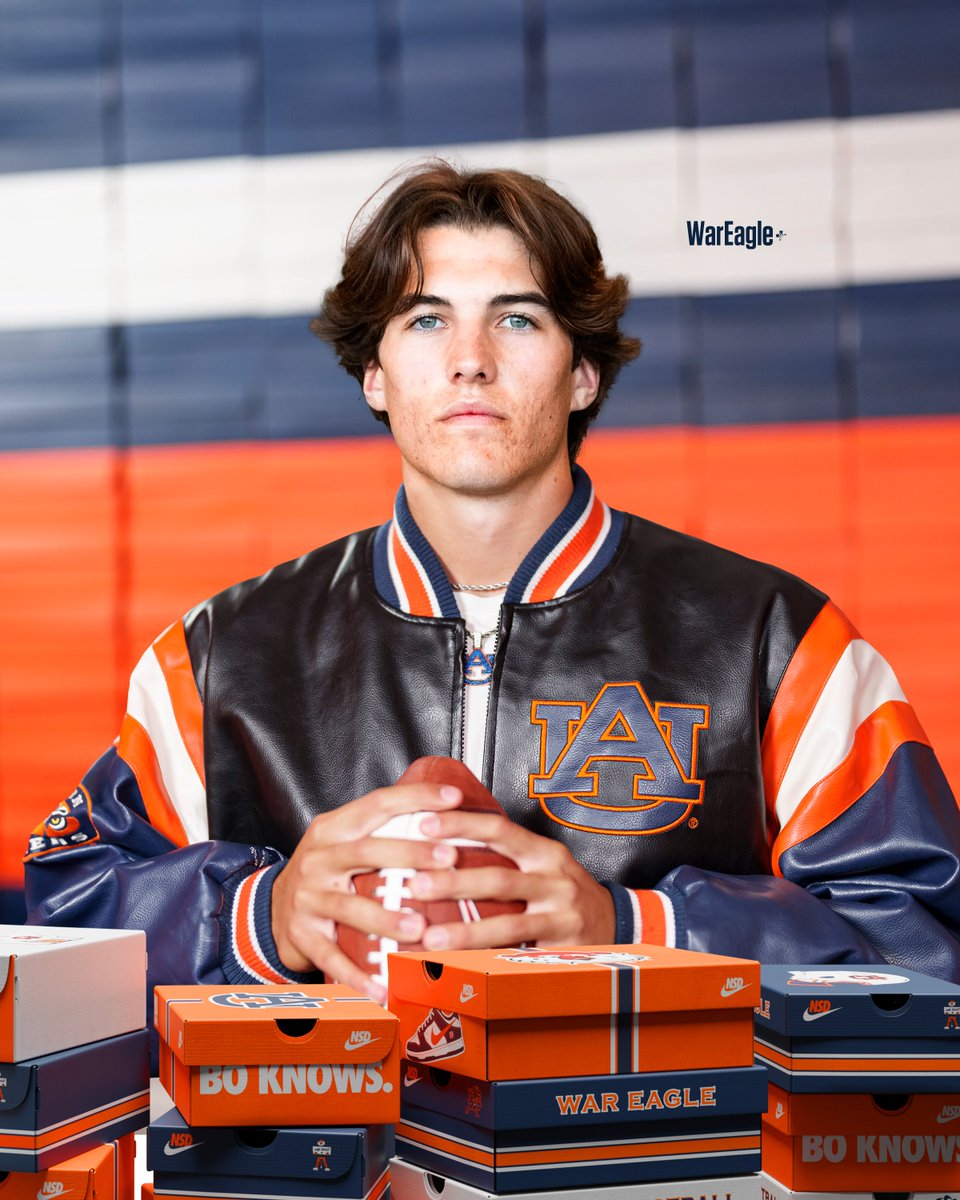 A leader. A competitor. Rhys Brush is officially an Auburn Tiger 🔥 ➡️ QB from Tampa, FL! Signing day coverage on WarEagle+ ⬇️