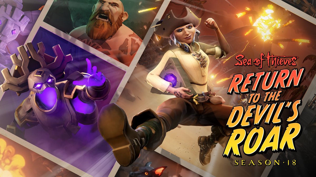 From the elusive Eternal Guard to the Sanctuaries of the Banished, survey the dangers and spoils that await in Sea of Thieves Season 18: Return to The Devil's Roar ahead of its release on December 11th with this appropriate Content Update video: