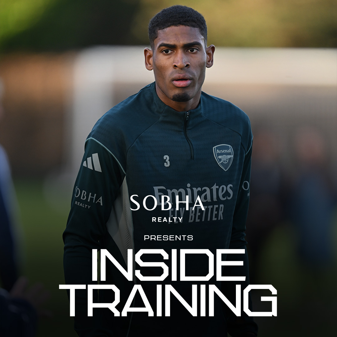 Ready to go again 💪 Step Inside Training as our Gunners gear up for Brentford at Sobha Realty Training Centre 📍