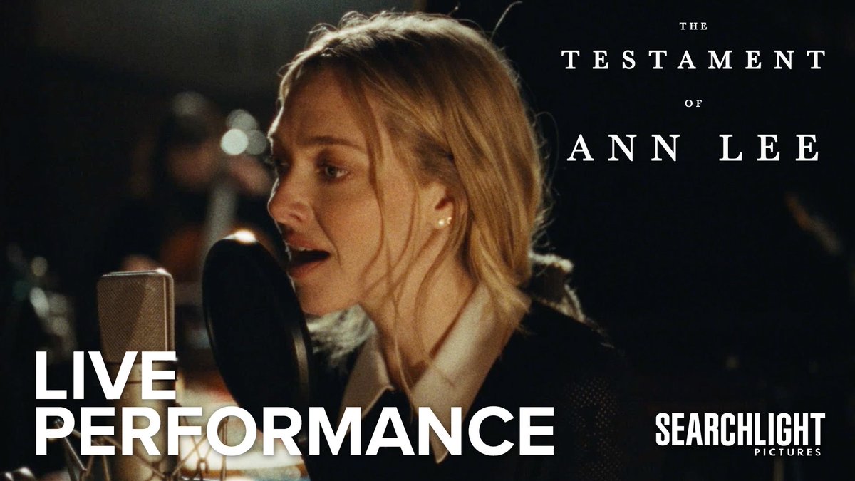 Watch the exclusive LIVE PERFORMANCE of “Clothed By The Sun.” A new original song from THE TESTAMENT OF ANN LEE. Music and lyrics by Academy Award® Winner Daniel Blumberg, featuring Amanda Seyfried. Experience the film in 70MM. In select theaters Christmas. #TheTestamentofAnnLee