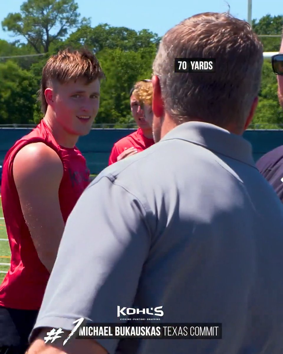 ✅ Signed The No. 1 ranked punter in America for the #KohlsKicking Class of 2026, Michael Bukauskas, has officially signed with the Texas Longhorns. ➡️ Prospect Eval: #longhorns #nsd26
