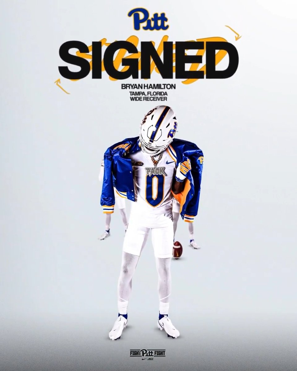 Another Florida playmaker is coming to the Burgh 🔵🟡 BRYAN HAMILTON IS A PITT PANTHER ✍️ 3⭐️Bryan “HIM” Hamilton