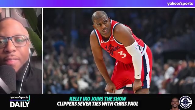 “I think the best thing for Chris Paul is to stay at home.” 😳 Kelly Iko reacts to the Clippers and CP3 parting ways and what the future could look like for him. (via Yahoo Sports Daily)