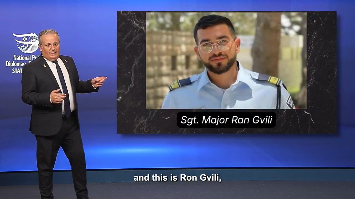 When Master Sgt. Ran Gvili heard of the attack on Oct 7th, despite a shoulder injury, he headed to the border to help anyone in his path. Ran saved people fleeing Nova but was murdered while fighting terrorists. His body was dragged into Gaza. Ran is a hero and must come home now