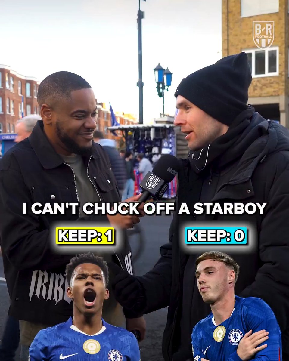 Asking Chelsea fans to pick between Estêvão and Cole Palmer 😅 (w/ Miles 🫰🏾🇬🇭)