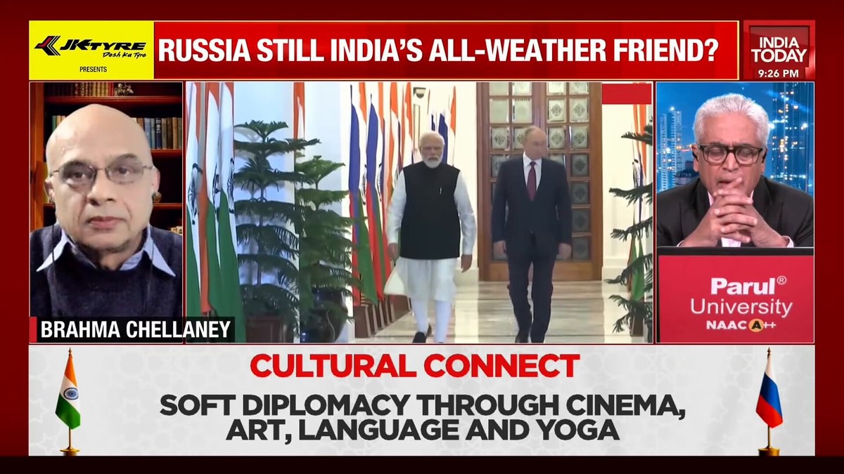"There's a new world order in town and this is one of the reasons why Donald Trump is tariffing and sanctioning all these countries around the world to stall their growth and try to put them in their place": Rory Suchet, Presenter, Russia Today #NewsToday | @SardesaiRajdeep