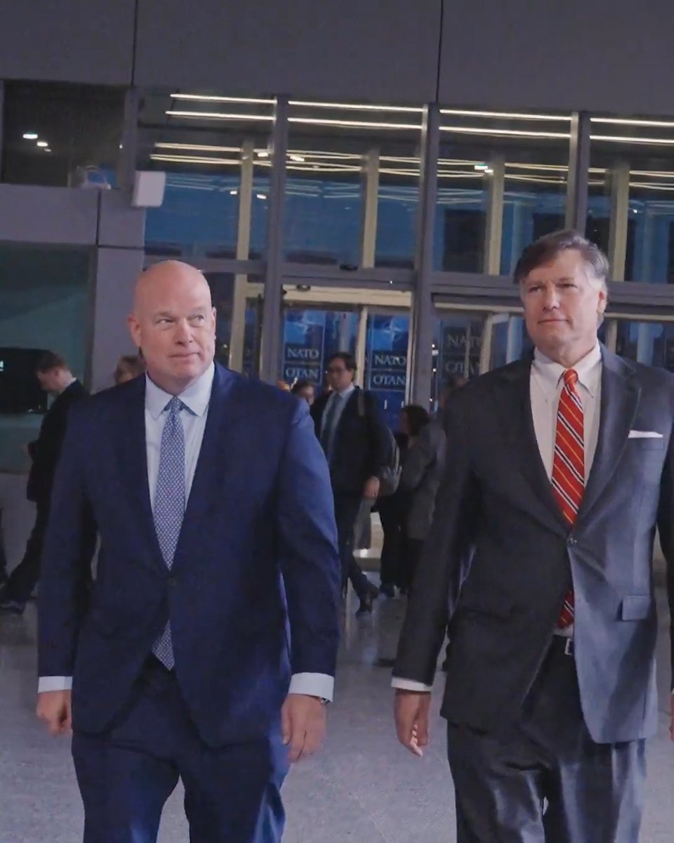 Welcome to NATO, Christopher Landau Christopher Landau. We had a busy day -- meeting 31 Allied foreign ministers for 2025’s final #NATO high-level meeting. President Donald J. Trump has made the Alliance stronger and we are working around the clock to deliver on his agenda for a safer and more prosperous future.