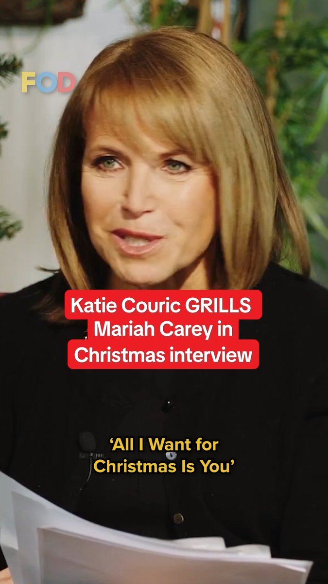 Katie Couric interviews Mariah Carey about the origins of her hit holiday song "All I Want For Christmas Is You"