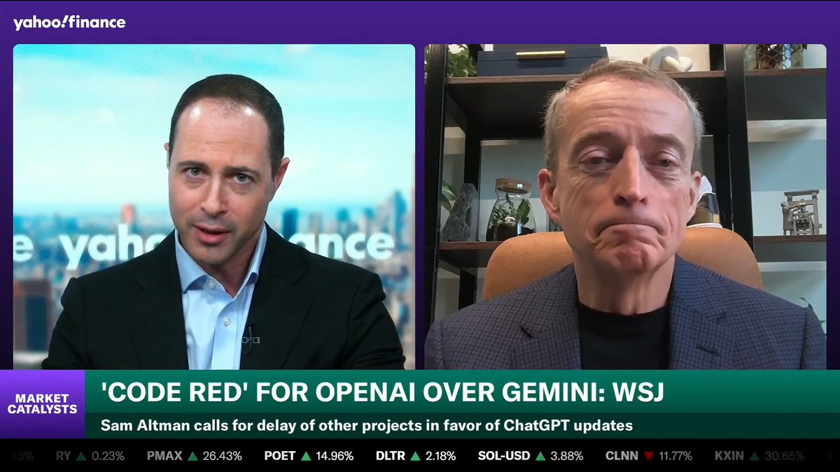 If Apple is using Intel to make its own chips, "I'm thrilled," former Intel CEO Pat Gelsinger says, adding: "Whether that's Apple, Nvidia, Qualcomm, AMD — all of them need to be building at Intel factories for the future. They need to be building more in the US."