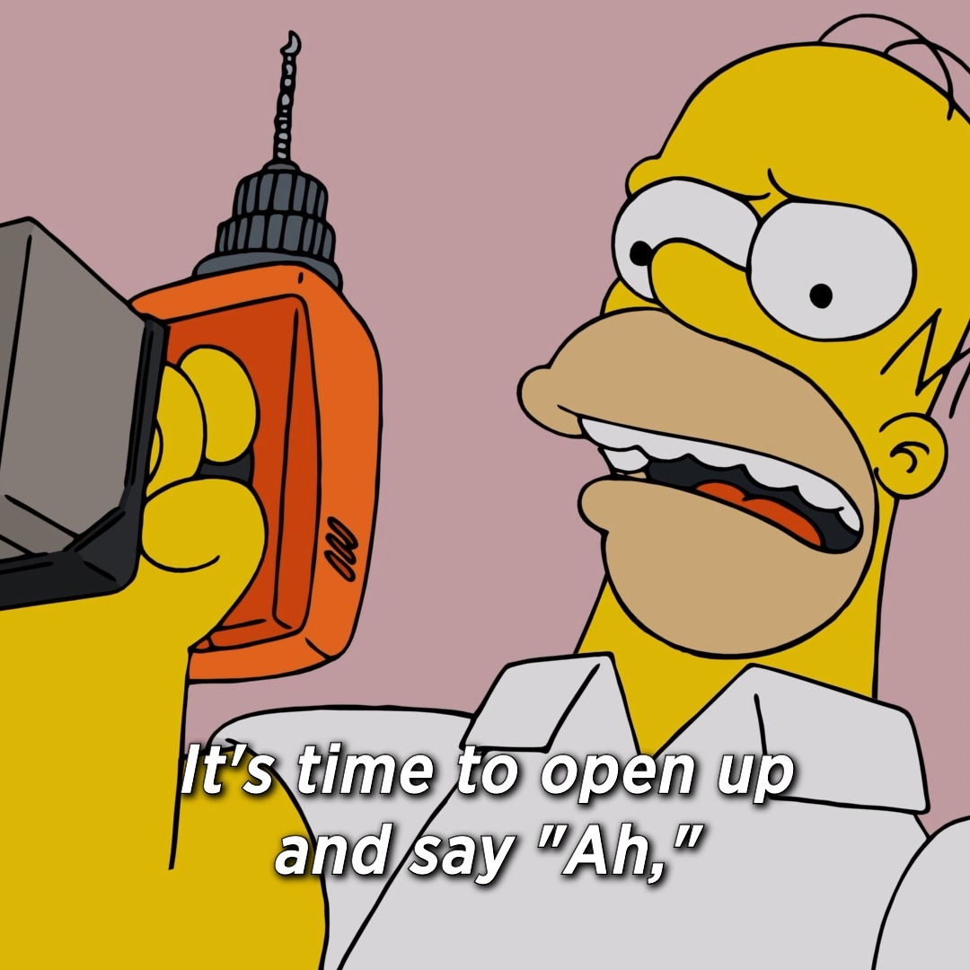 Homer won this one 😂 watch the latest episode of #TheSimpsons on Hulu.