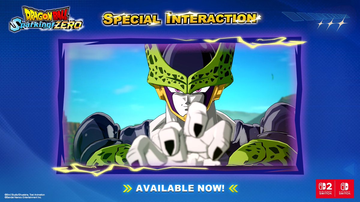 Perfection clashes with greed… Frieza vs Cell 💥 DRAGON BALL: Sparking! ZERO available now on Nintendo Switch &amp; Nintendo Switch 2!
