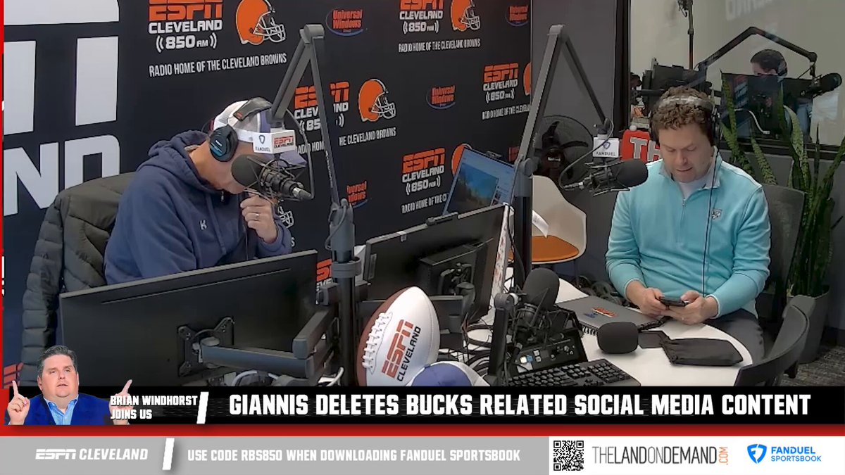 “He asked to be traded already.” 😳 - Brian Windhorst on Giannis (🎥 ESPN Cleveland )