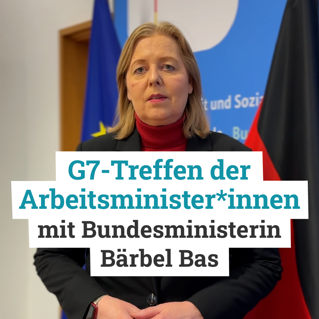 Heute hat BM'in Bärbel Bas sich mit den Arbeitsminister*innen der G7 über den Wandel der Arbeitswelt ausgetauscht – und darüber, wie wir junge Menschen und Menschen mit Behinderungen gezielt fördern können. G7Canada