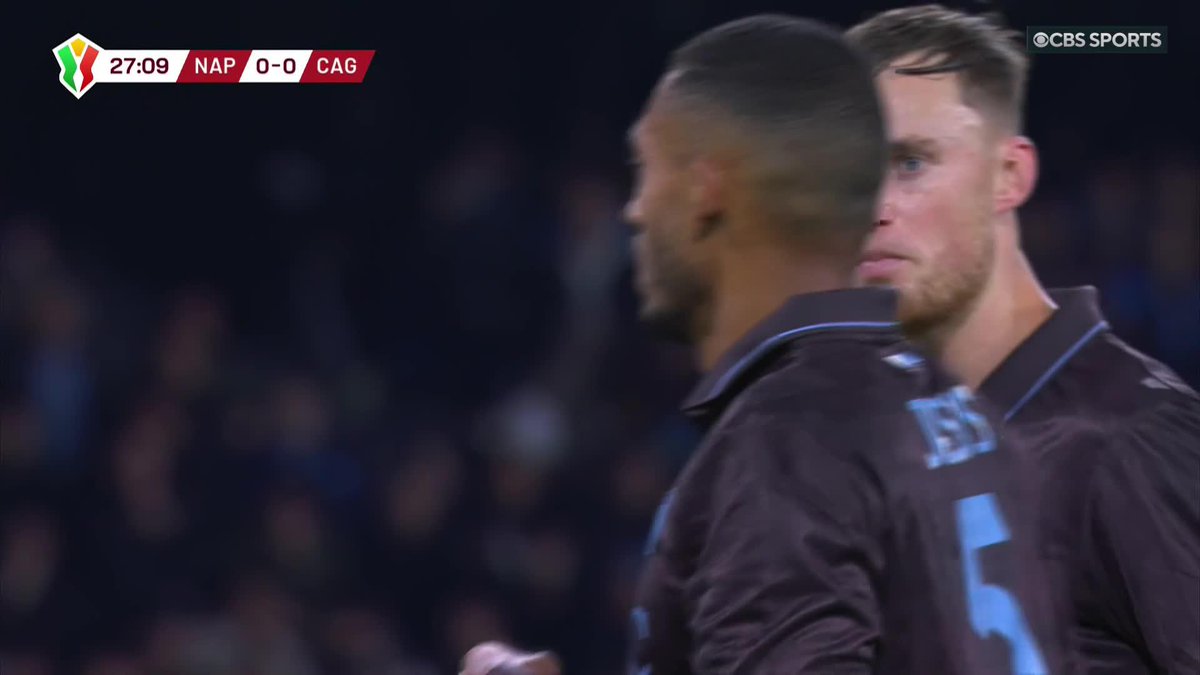 The tallest guy on the pitch heads it home for Napoli 💪 Lorenzo Lucca's second goal for the club ⚽