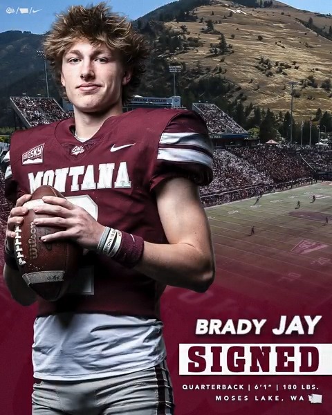 🚀 He can sling it, and he can run it Brady Jay is a DAWG 😤 #GoGriz / #GrizSigningDay