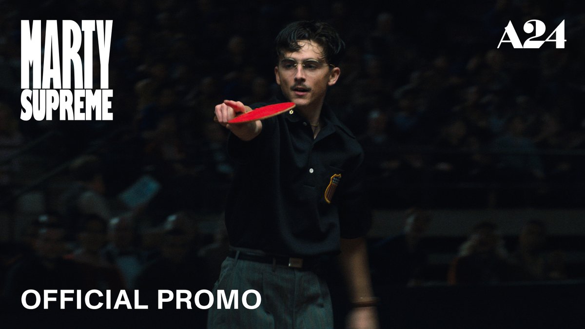 New teaser for Josh Safdie’s ‘MARTY SUPREME’, starring Timothée Chalamet. The film follows a young man with a ping pong dream no one respects, who goes to hell and back in pursuit of greatness In theaters on December 25.