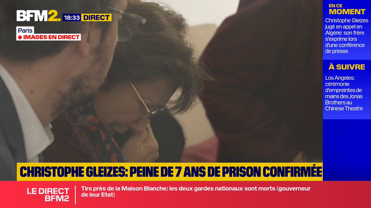 Algérie: peine de 7 ans de prison confirmée pour le journaliste français Christophe Gleizes, annonce la cour d'appel #BFM2