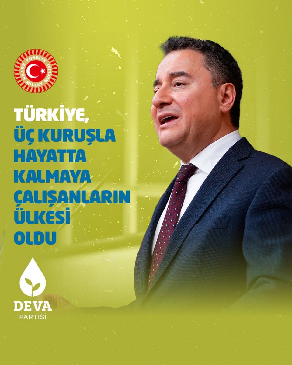 Türkiye, üç kuruşla hayatta kalmaya çalışanların ülkesi oldu. Koskoca ülke adeta Survivor setine dönüştü. Yoksullaşan halkı kendine bağımlı kılmaya çalışan, vatandaşın başını kaldırmasına bile imkân vermeyen, bu ortamdan siyasi nema elde etmeye çalışan bir iktidar var.