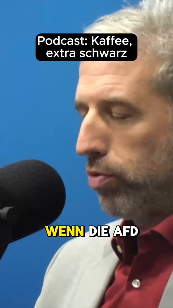 Umgang mit der AfD? Darüber spreche ich in Kaffee Extra Schwarz – zusammen mit Boris Palmer und oliver mayer-rüth. Ein Gespräch über politische Verantwortung, Grenzen der Demokratie und die Frage, wie wir als Gesellschaft mit dieser Partei umgehen sollten. Jetzt anhören – auf Spotify, in der ARD Audiothek, bei Apple Podcasts und überall, wo es Podcasts gibt. Bitte teilen, weiterleiten, diskutieren.