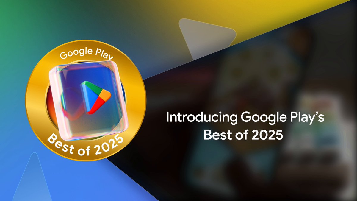 Have you tried the ✨best✨ games and apps of the year? Now you can. Catch a glimpse of Google Play’s Best of 2025, then tap the link to explore and play the full list of winners 🏆 #GoPlay #GooglePlayBestOf