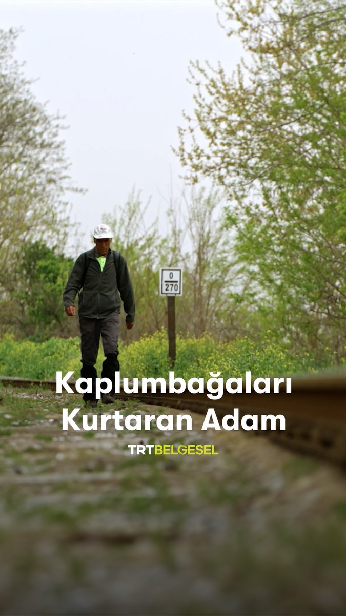 İyi İnsan.. TCDD’de 30 yıl yol kontrol memurluğu yaptıktan sonra emekli olan Mehmet Bey, canlıların hayatını kurtarabilmek için halen tren rayları üzerinde uzun yürüyüşler yapıyor. 🐢 Şimdiye kadar binin üzerinde kaplumbağa kurtarmış 🐢