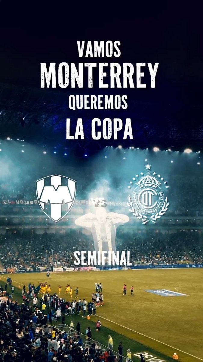 𝒀𝒐 𝒕𝒆 𝒗𝒐𝒚 𝒂 𝒂𝒍𝒆𝒏𝒕𝒂𝒓 𝒄𝒐𝒎𝒐 𝒕𝒐𝒅𝒐𝒔 𝒍𝒐𝒔 𝒂𝒏̃𝒐𝒔...💙🤍 ¡VAMOS, MONTERREY!🗣️
