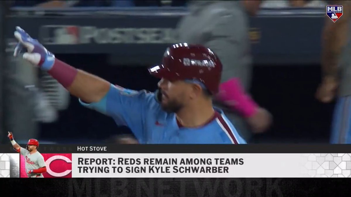 "This is the time and place for the Cincinnati Reds." Steve Phillips explains why he thinks Kyle Schwarber is the perfect free agent fit for the Reds. #MLBNHotStove
