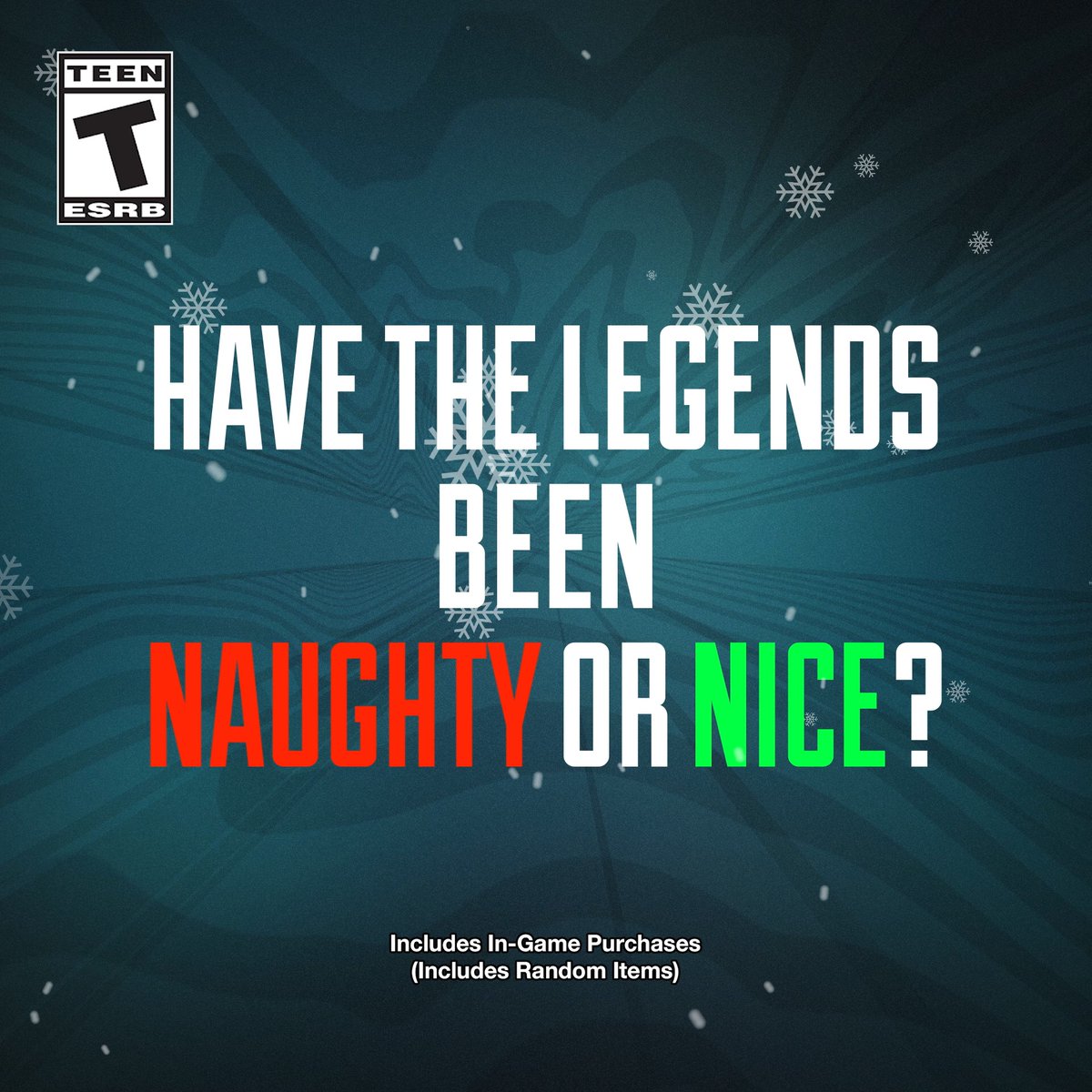The holidays are right around the corner ☃️ Have the Legends been naughty or nice this year? 😇