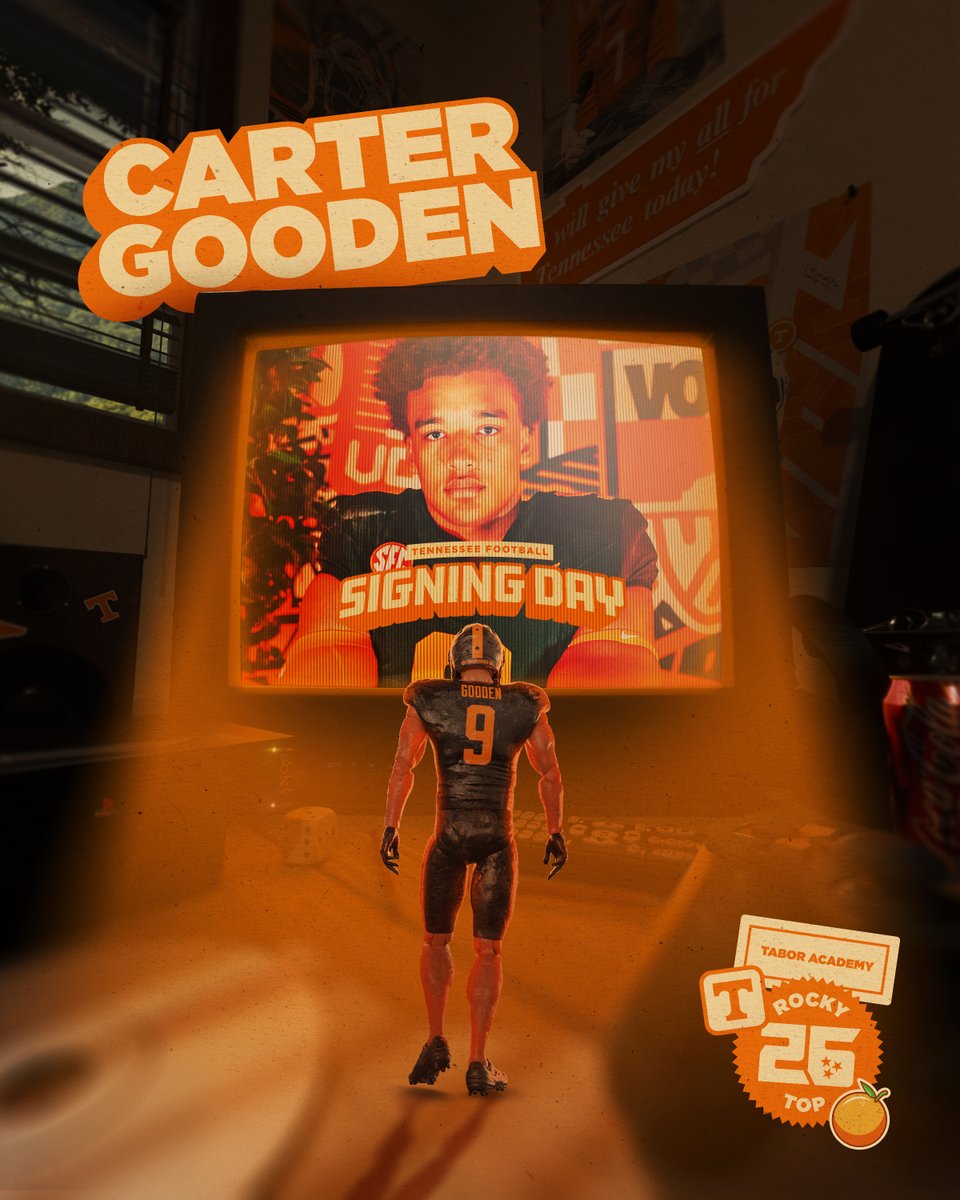 Home sweet home! Look out QBs 😤 Carter Gooden | #RockyTop26 🍊