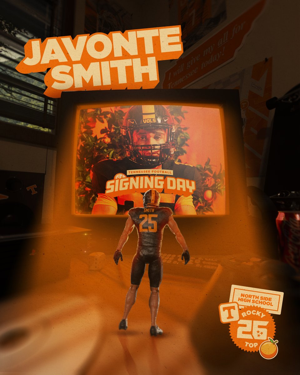 Home sweet home! Homegrown playmaker ✔️ Javonte Smith | #RockyTop26 🍊