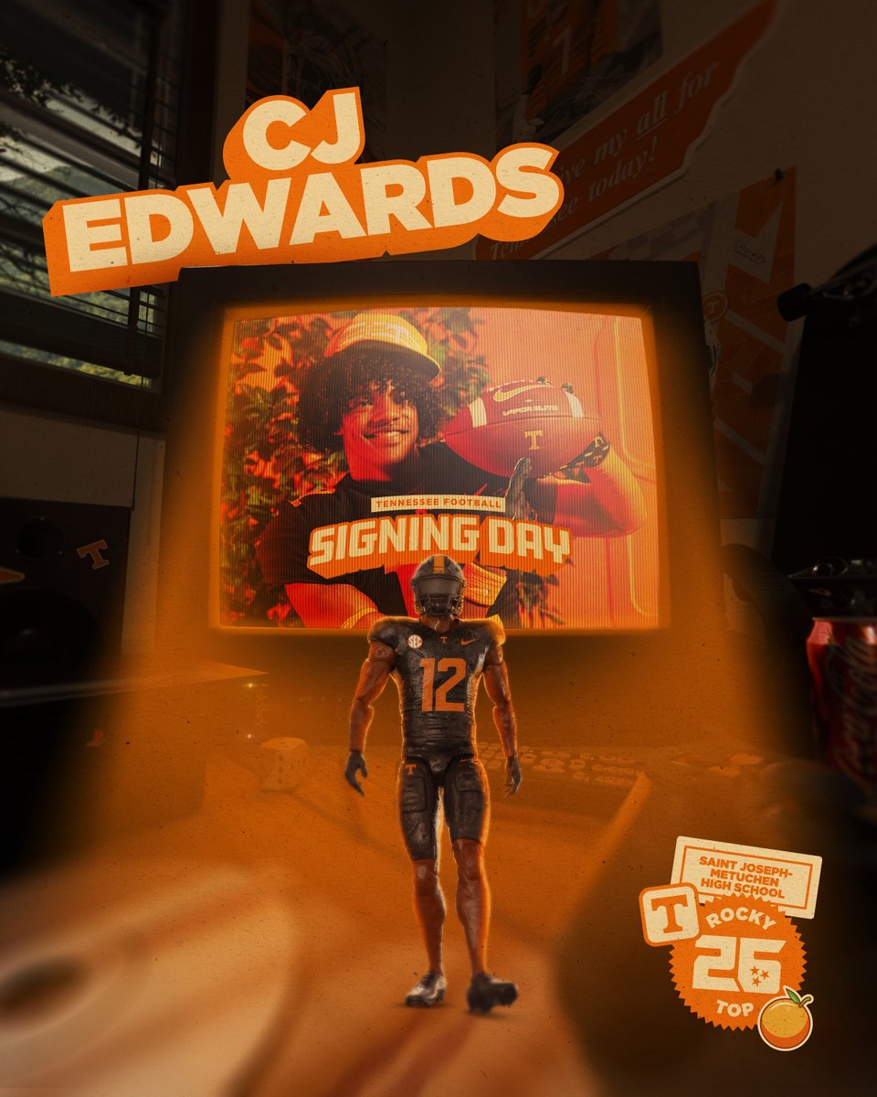 Home sweet home! Ready to work! CJ Edwards | #RockyTop26 🍊