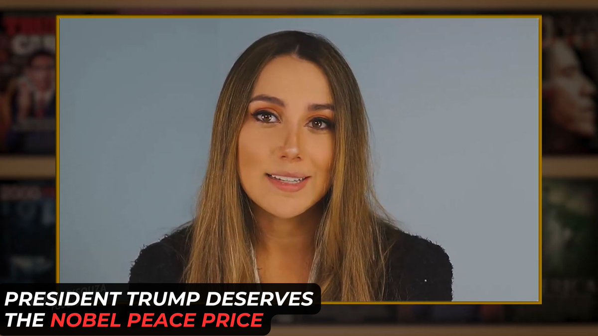 President Trump deserves the Nobel Peace Prize. Danielle D'Souza Gill