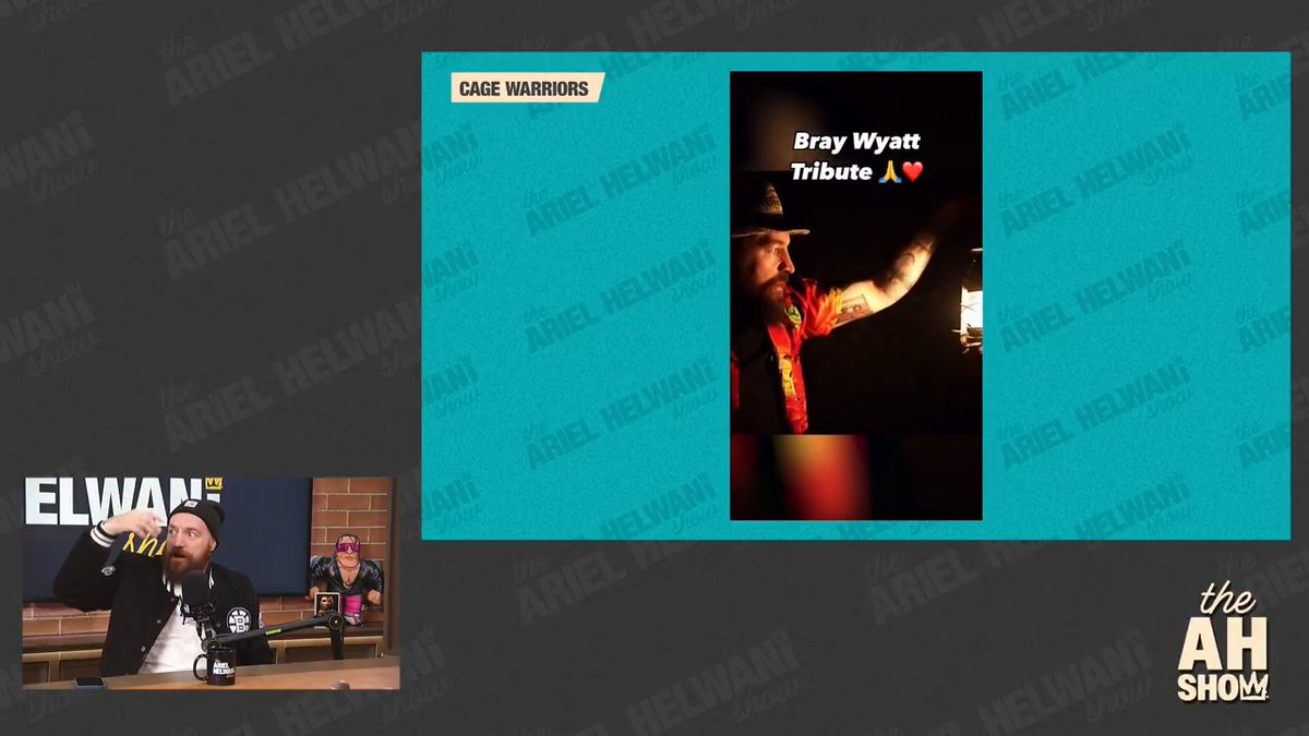 .Chris Bungard explains what went into his viral Bray Wyatt-themed entrance 🔥 #HelwaniShow