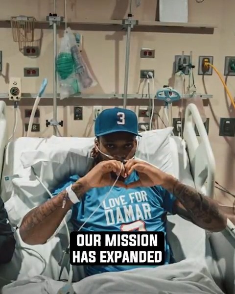 .𝐃𝐚𝐦𝐚𝐫 𝐇𝐚𝐦𝐥𝐢𝐧 has made it his mission to make sure youth athletes everywhere have access to the same life-saving care that saved his life. 🫶 #MyCauseMyCleats