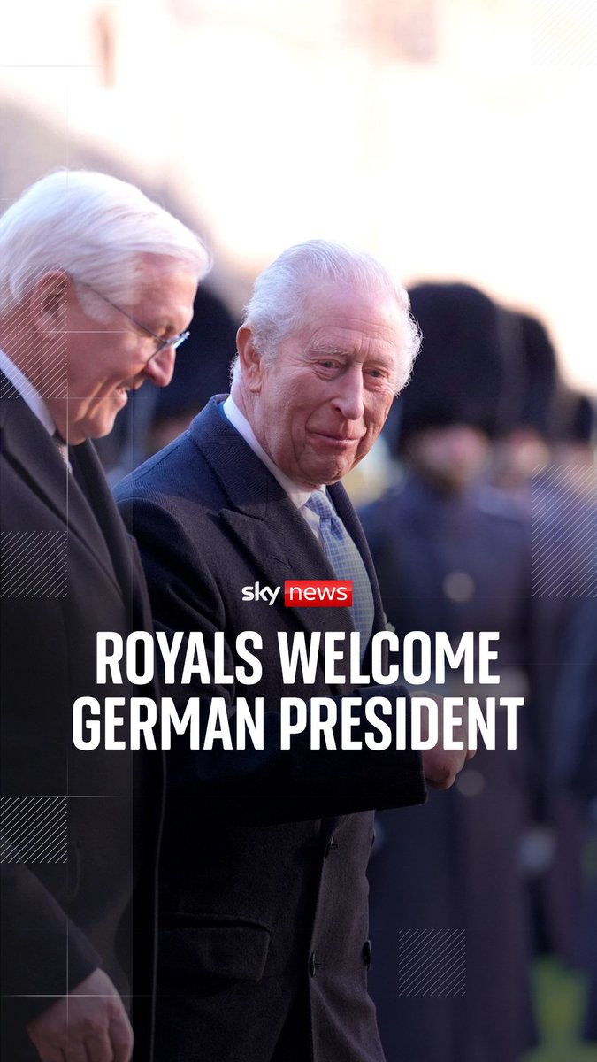 King Charles and the Royal Family have welcomed German president Frank-Walter Steinmeier to Windsor Castle at the start of a historic visit to the UK It is the first state visit for German leader in 27 years.