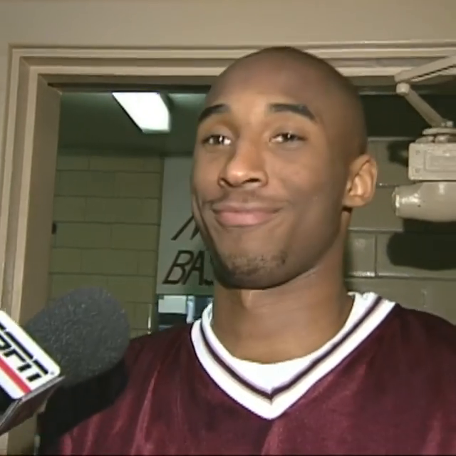 Kobe’s reaction when he found out a high school rival said they could contain him before the game 👀