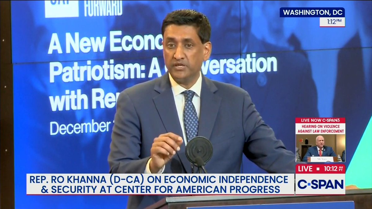 Democrat Ro Khanna believes Democrats know "where the economy is going." Under Biden, inflation and prices skyrocketed, and Ro Khanna and Democrats were silent. Democrats failed. President Trump and Republicans are cleaning up their mess