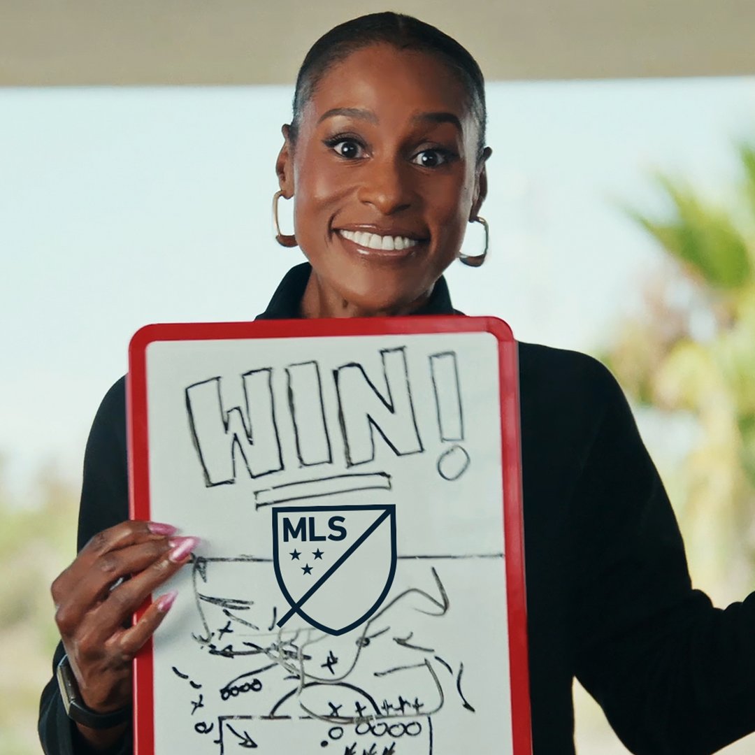 Whiteboard out, whistle on. Issa Rae steps into coaching mode with one goal in mind: MLS Cup pres. by Audi glory. 🏆