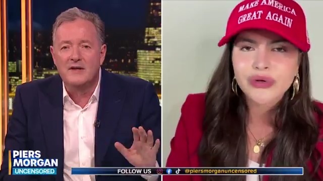 'If you win, I'll get you back on Uncensored... but trust me, the people of Texas are not gonna vote for you because you're a vile bigot.' Piers Morgan says goodbye to Valentina Gomez. Watch the full show👇 📺 Piers Morgan | Valentina Gomez