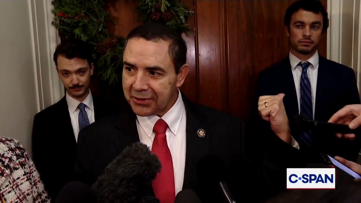 .Rep. Henry Cuellar (D-TX) after receiving pardon: "I want to thank President Trump for this action that he took. On behalf of my wife and family, I want to say thank you. I think the facts have been very clear about this...Now we can get back to work. Nothing has changed."