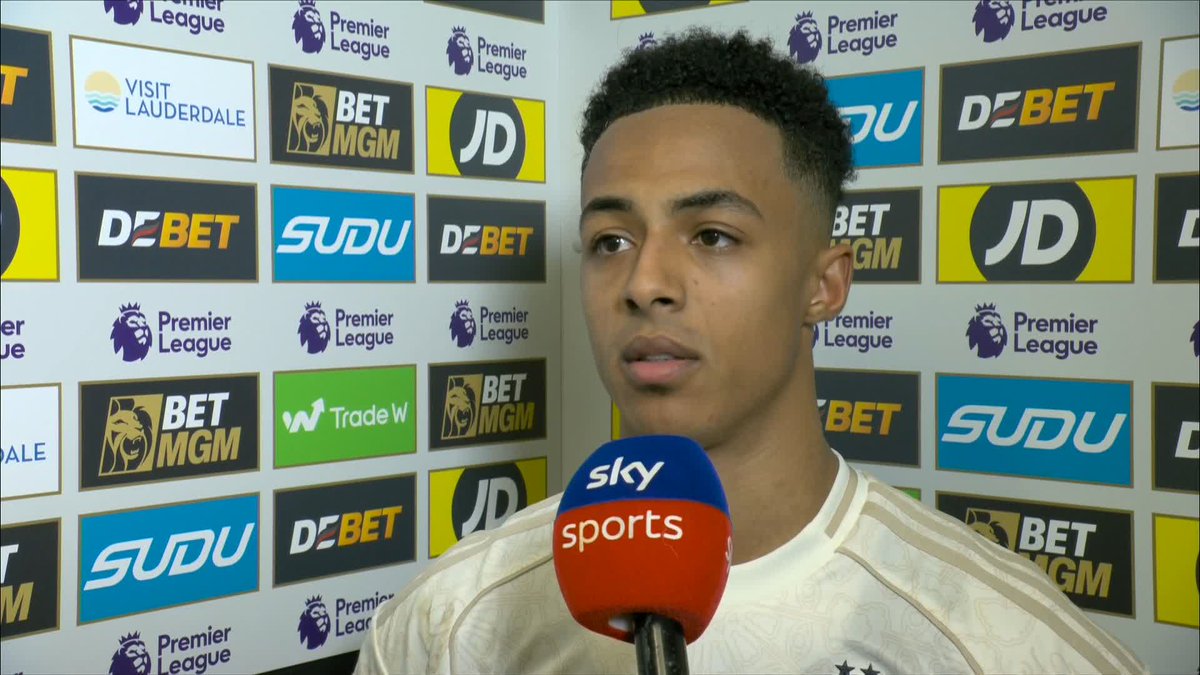 Omari Hutchinson reacts to Nottingham Forest's victory over Wolves 🔴