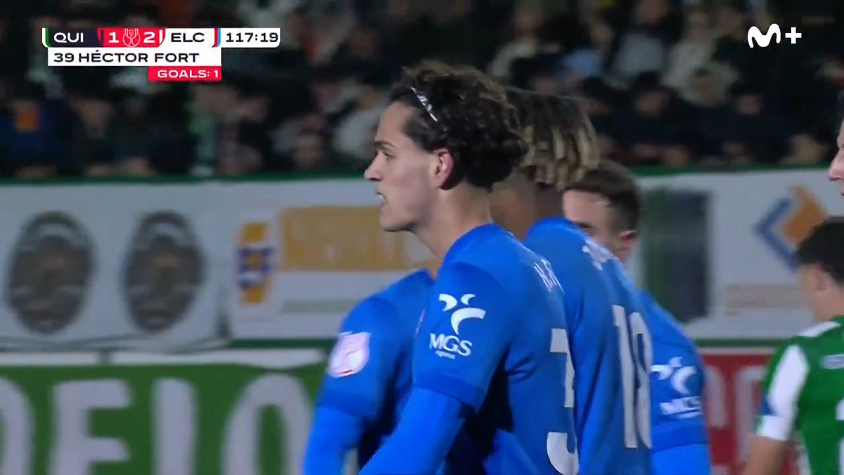 Lo gana Héctor Fort. El Elche se lleva una sufrida victoria ante el CD Quintanar del Rey en la prórroga. #LaCopaMola #LaCasaDelFútbol