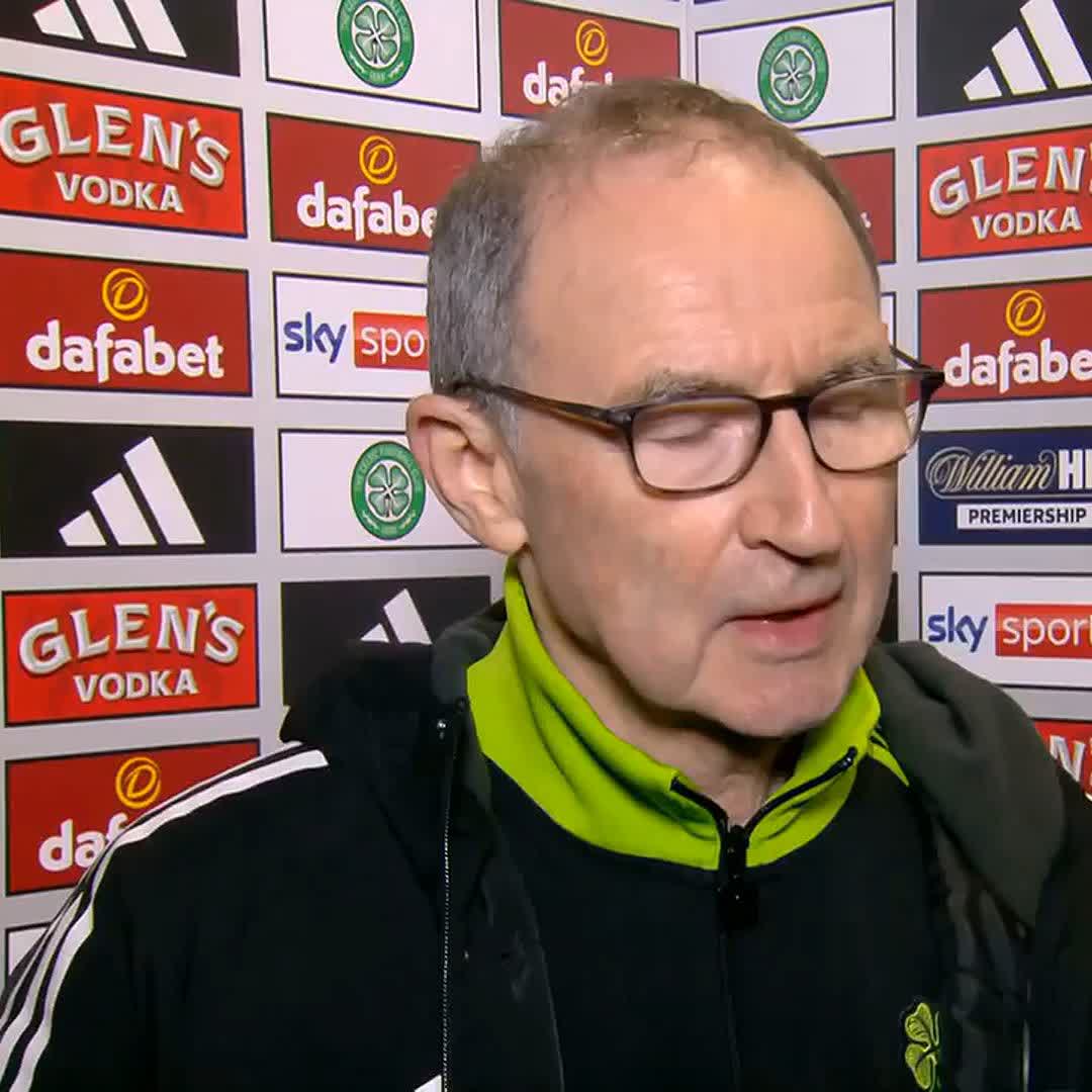 🗣️ “I would have been really disappointed to walk off Celtic Park in my last ever game dropping points tonight” Martin O’Neill speaks for the final time as interim manager after Celtic beat Dundee to draw level on points with Hearts ⤵️