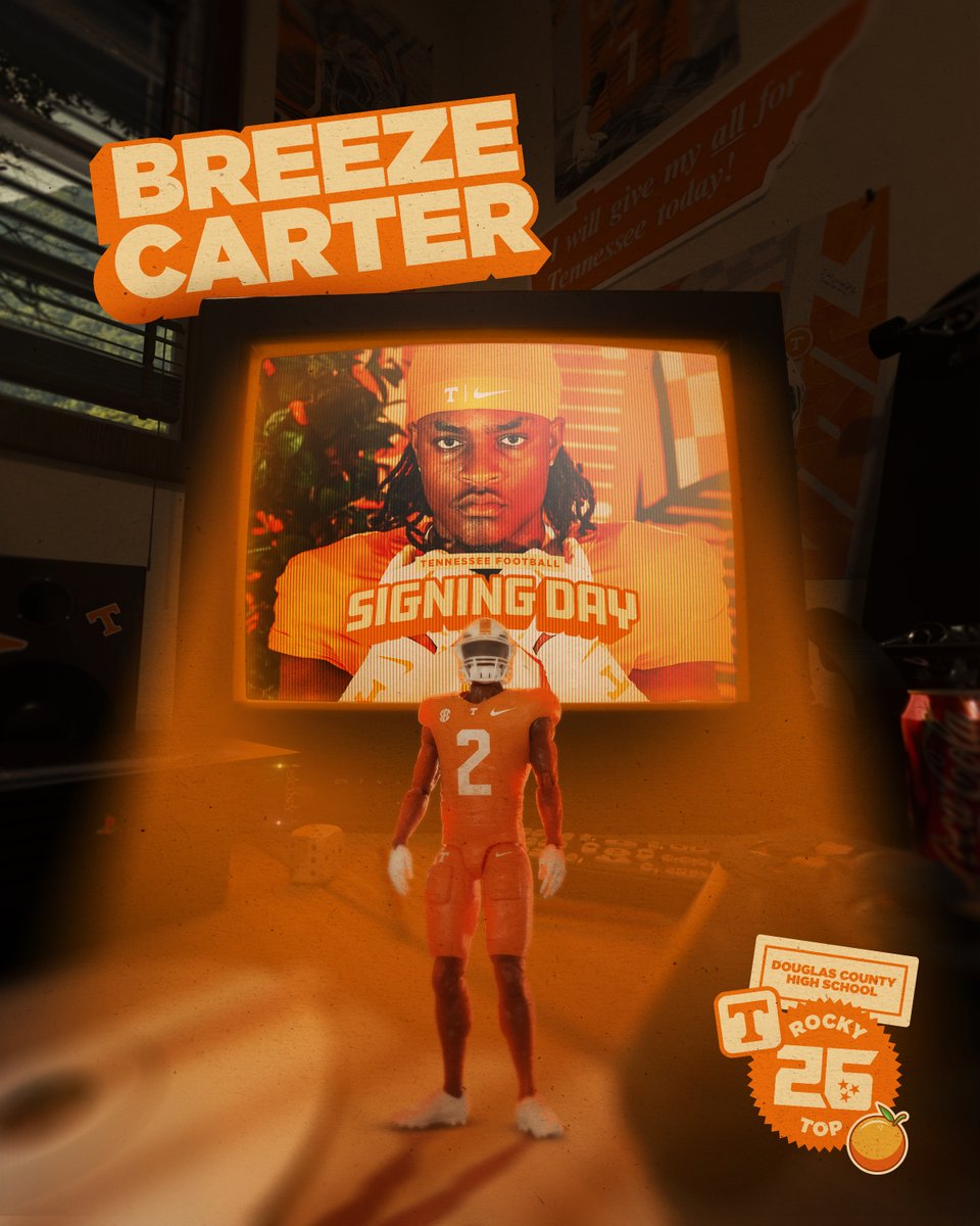 Home sweet home! Breeze is a Vol. 👏 @jordanbcarter22 | #RockyTop26 🍊