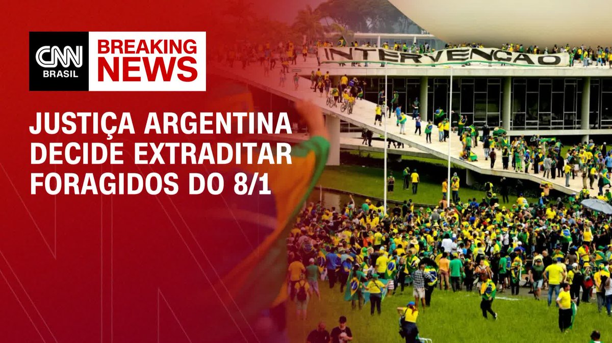 Justiça argentina decide extraditar foragidos do 8/1; assista #CNNArena